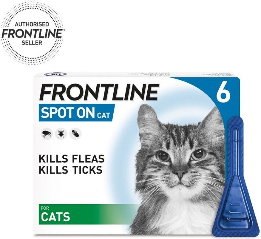 FRONTLINE Spot On Plus Flea, Lice, and Tick Treatment for Cats and Dogs - Effective Flea Elimination Solution