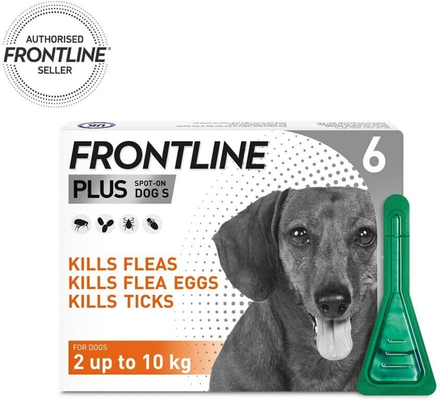 FRONTLINE Spot On Plus Flea, Lice, and Tick Treatment for Cats and Dogs - Effective Flea Elimination Solution