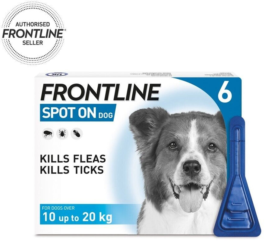 FRONTLINE Spot On Plus Flea, Lice, and Tick Treatment for Cats and Dogs - Effective Flea Elimination Solution