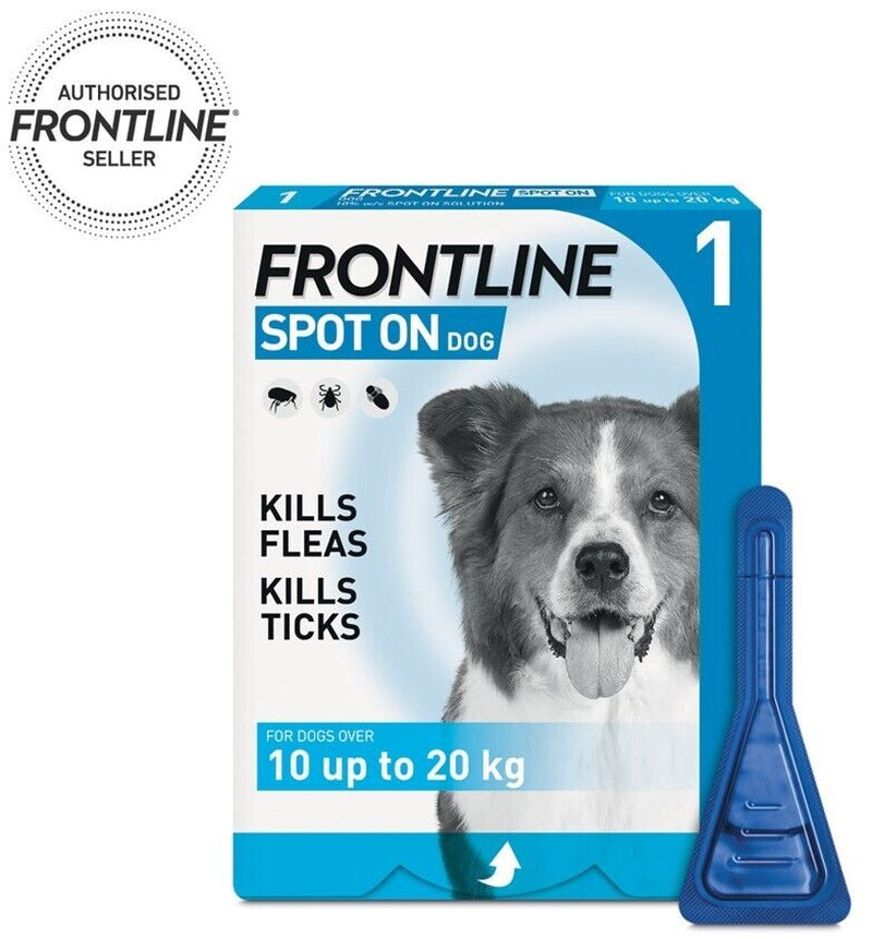 FRONTLINE Spot On Plus Flea, Lice, and Tick Treatment for Cats and Dogs - Effective Flea Elimination Solution