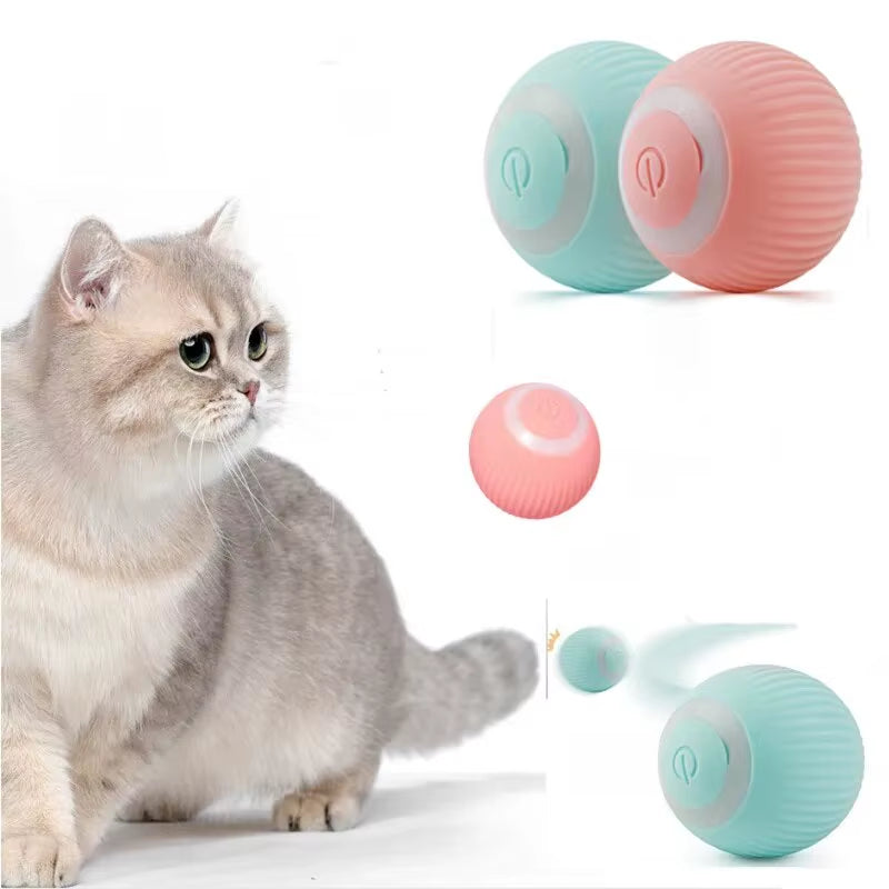 Gravity Intelligent Rolling Ball Cat Toys USB Charging