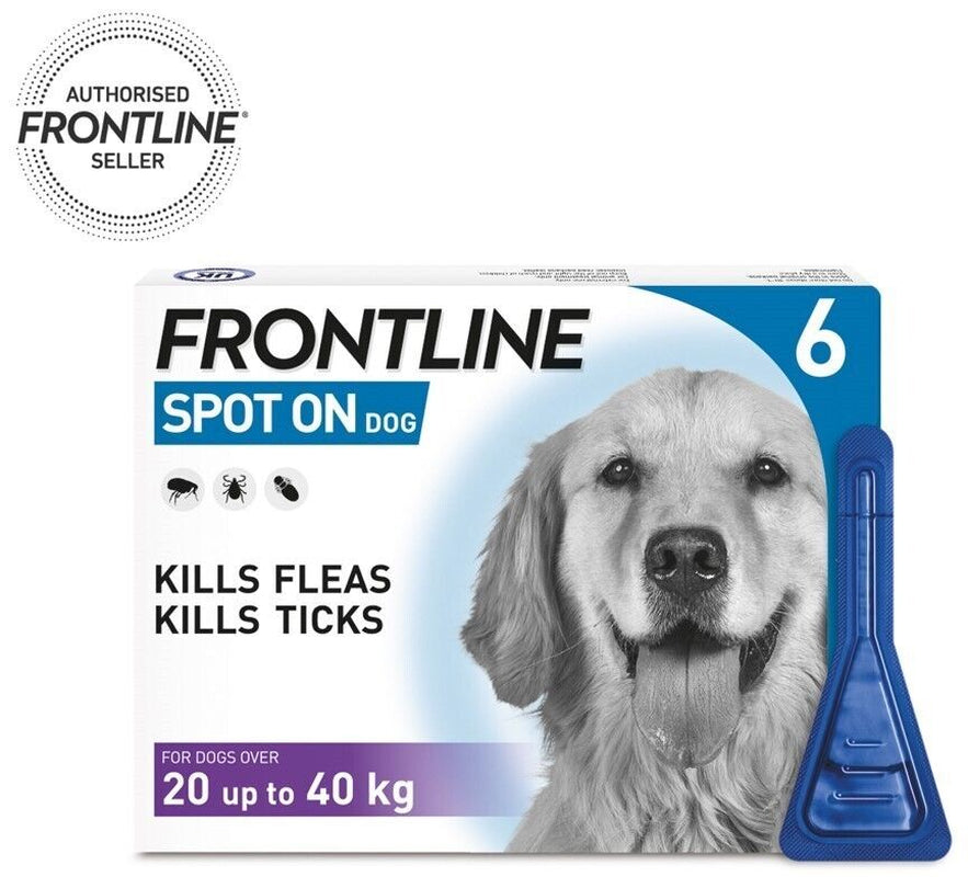 FRONTLINE Spot On Plus Flea, Lice, and Tick Treatment for Cats and Dogs - Effective Flea Elimination Solution