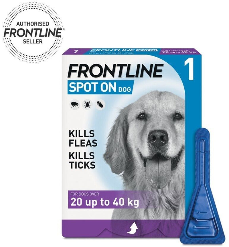 FRONTLINE Spot On Plus Flea, Lice, and Tick Treatment for Cats and Dogs - Effective Flea Elimination Solution