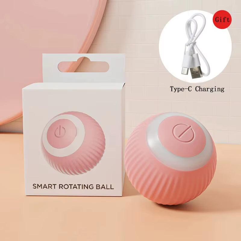 Gravity Intelligent Rolling Ball Cat Toys USB Charging