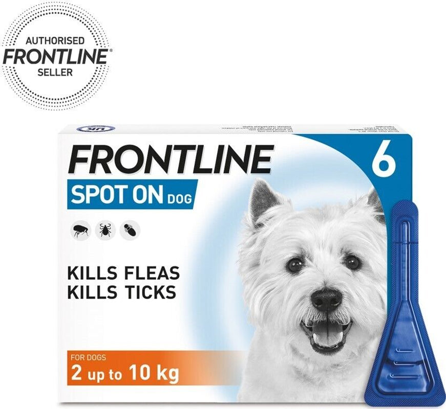 FRONTLINE Spot On Plus Flea, Lice, and Tick Treatment for Cats and Dogs - Effective Flea Elimination Solution